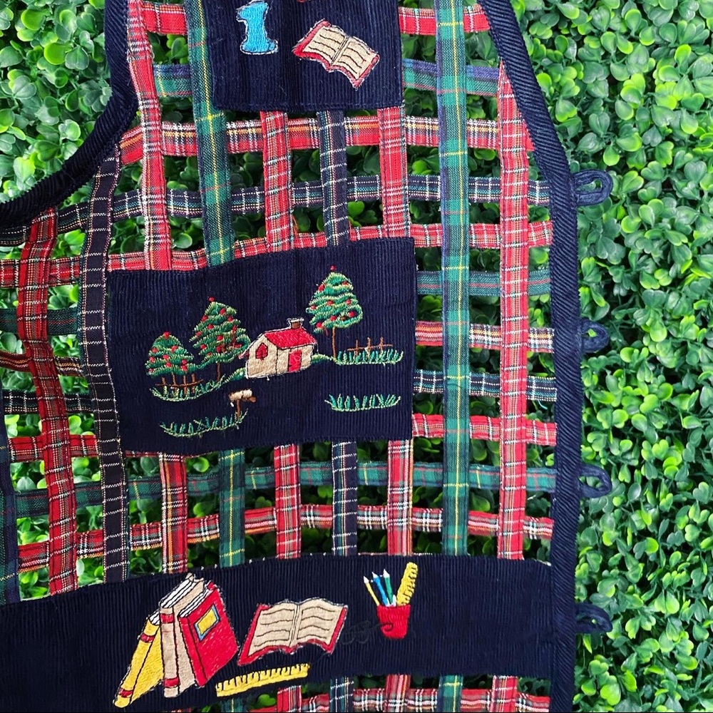 Back to school vintage vest for teachers! - Picture 5 of 5